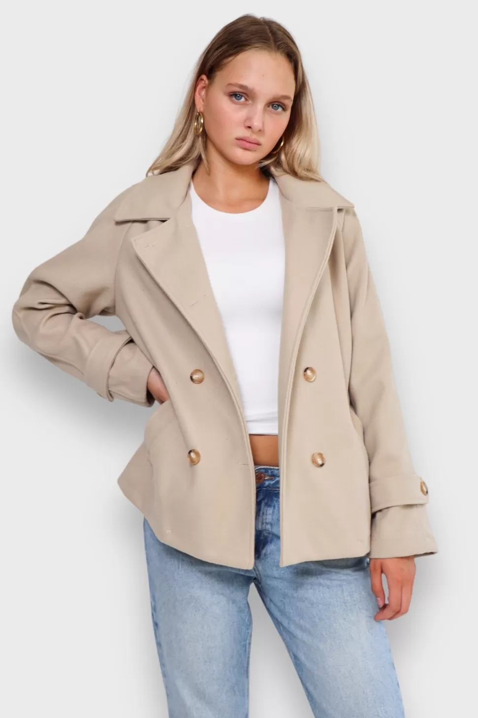 Jacks^Meet Me There Auttie Coat Beige