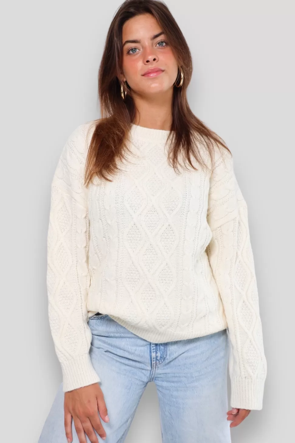 Vesten En Truien^Meet Me There Cozy Knit White