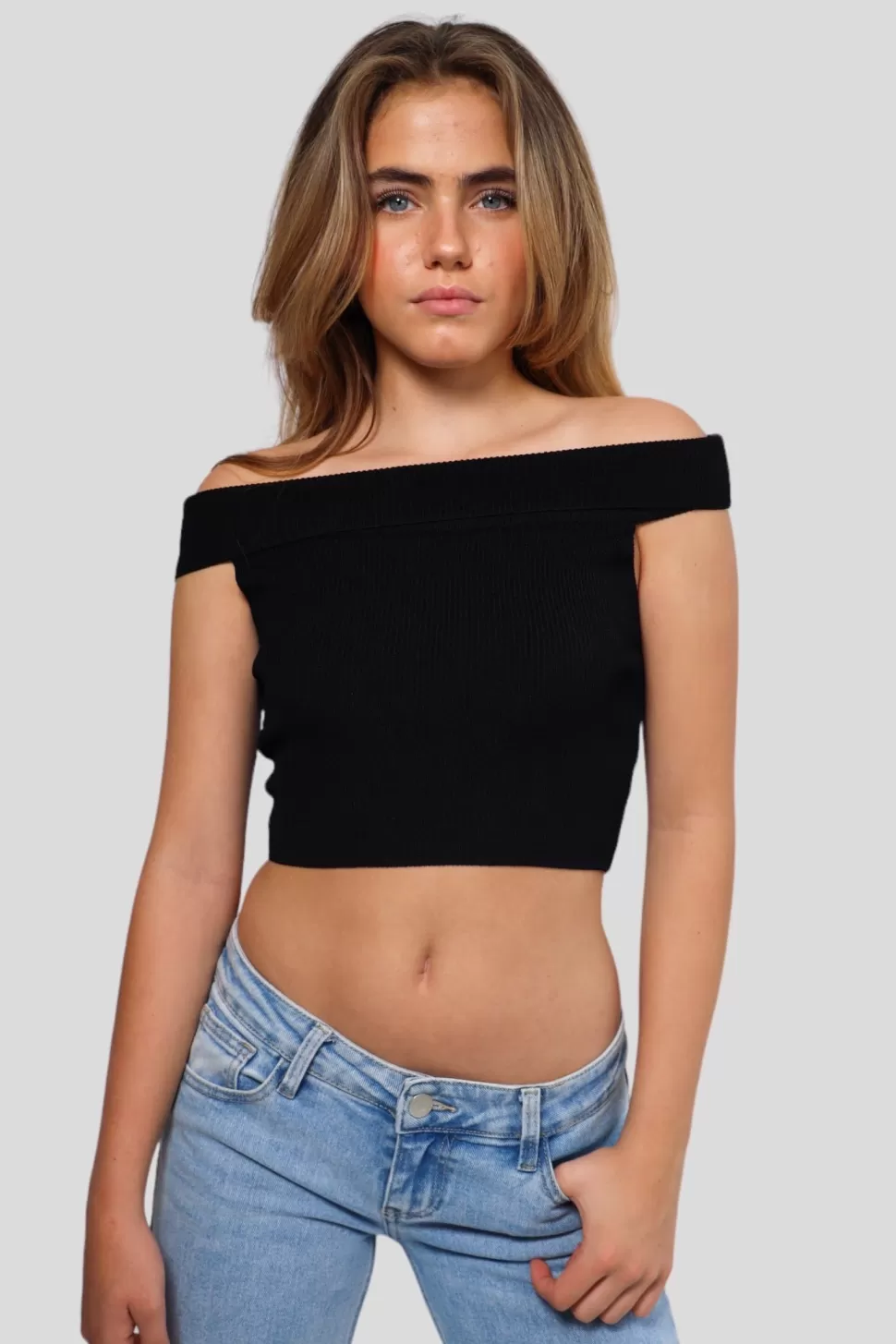 Tops^Meet Me There Eve Off Shoulder Top