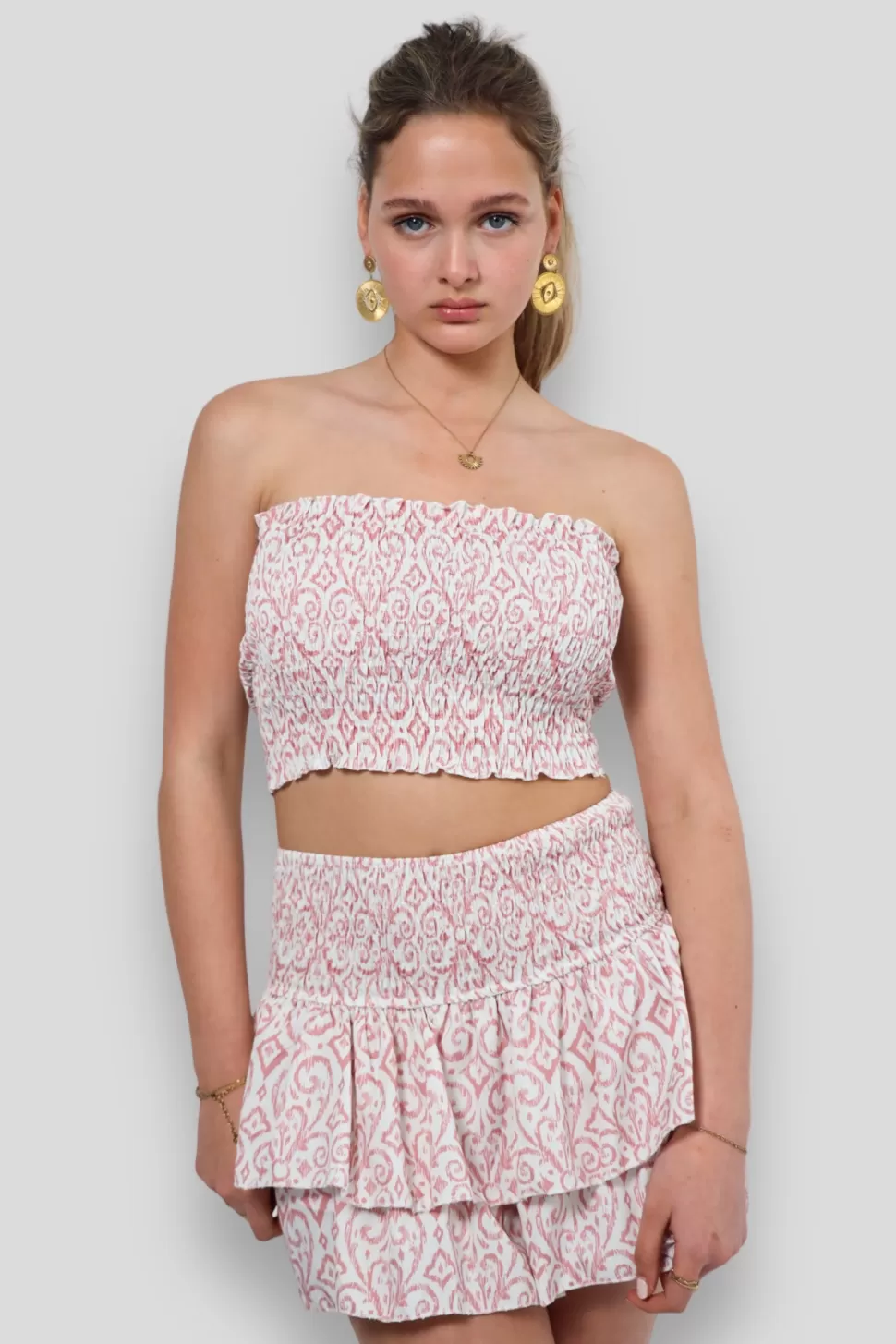 Tops^Meet Me There Florence Pink Tube Top