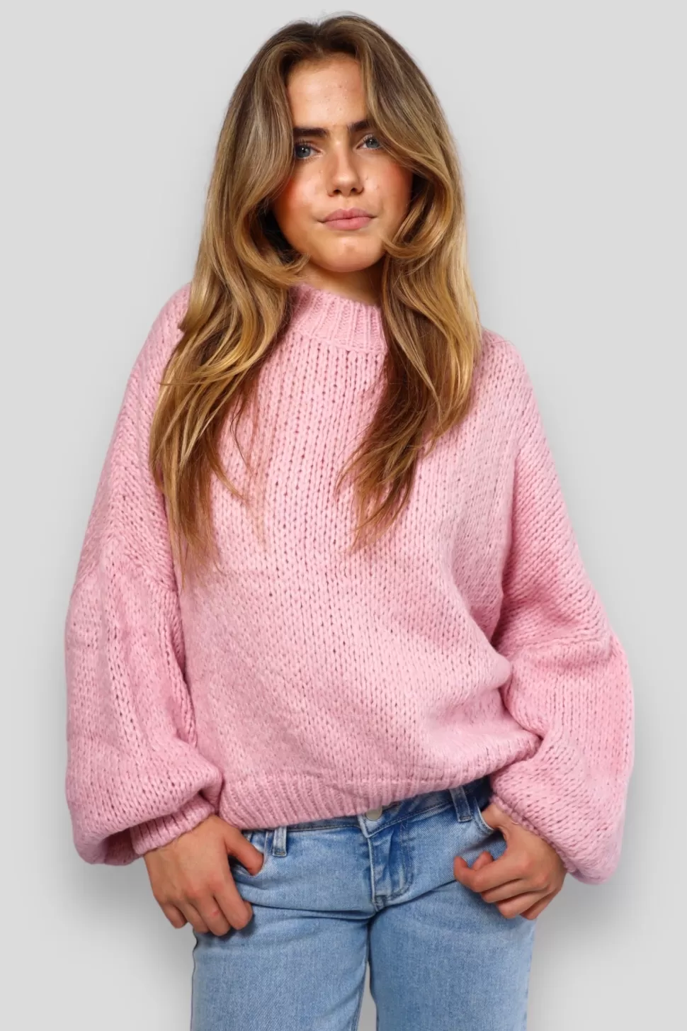 Vesten En Truien^Meet Me There Keep Me Warm Sweater Baby Pink