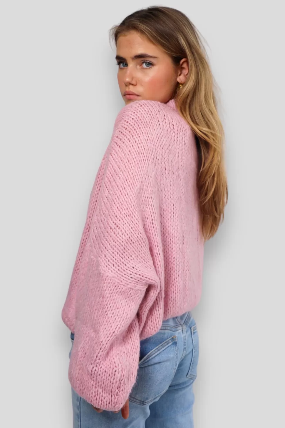 Vesten En Truien^Meet Me There Keep Me Warm Sweater Baby Pink