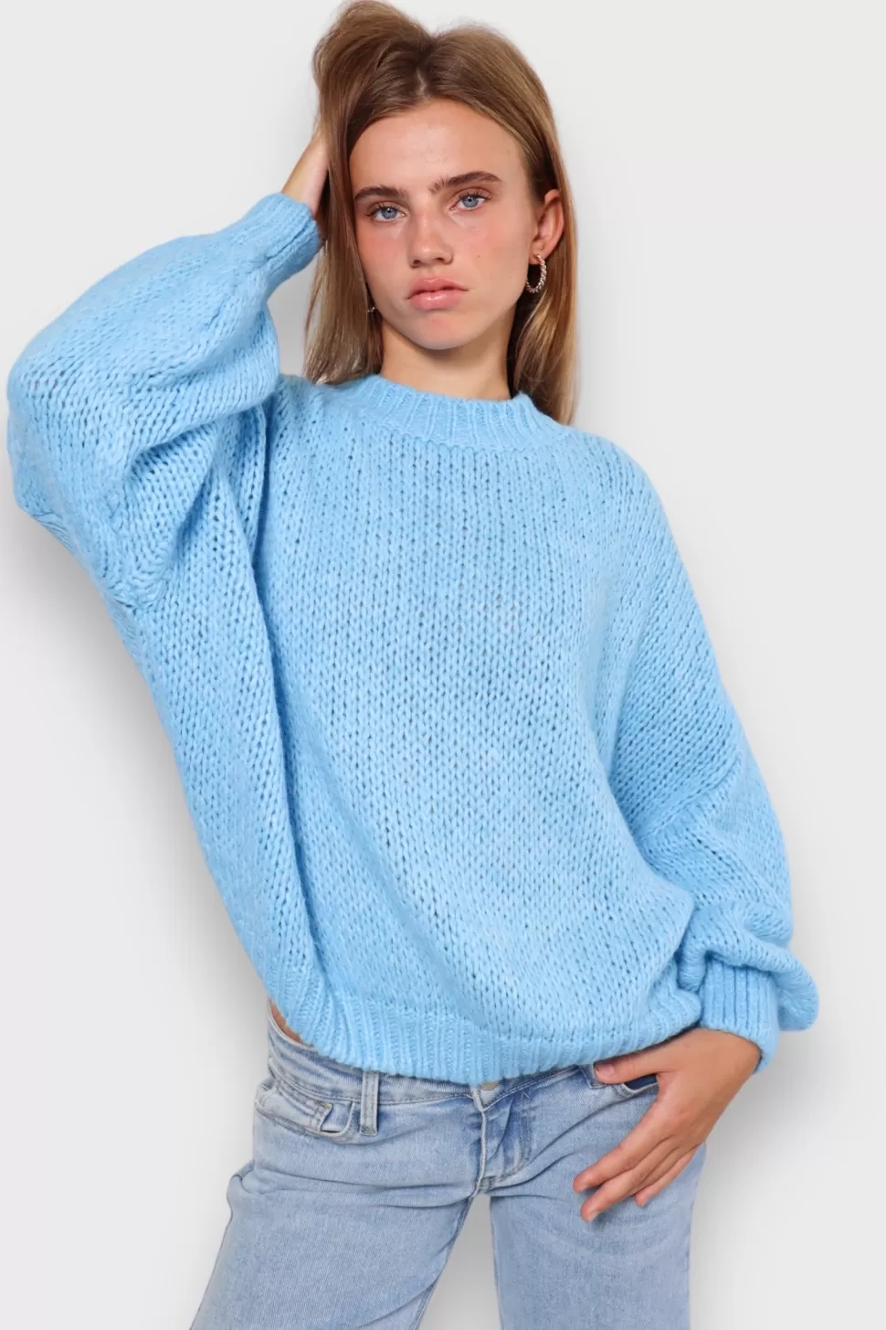 Vesten En Truien^Meet Me There Keep Me Warm Sweater Blue