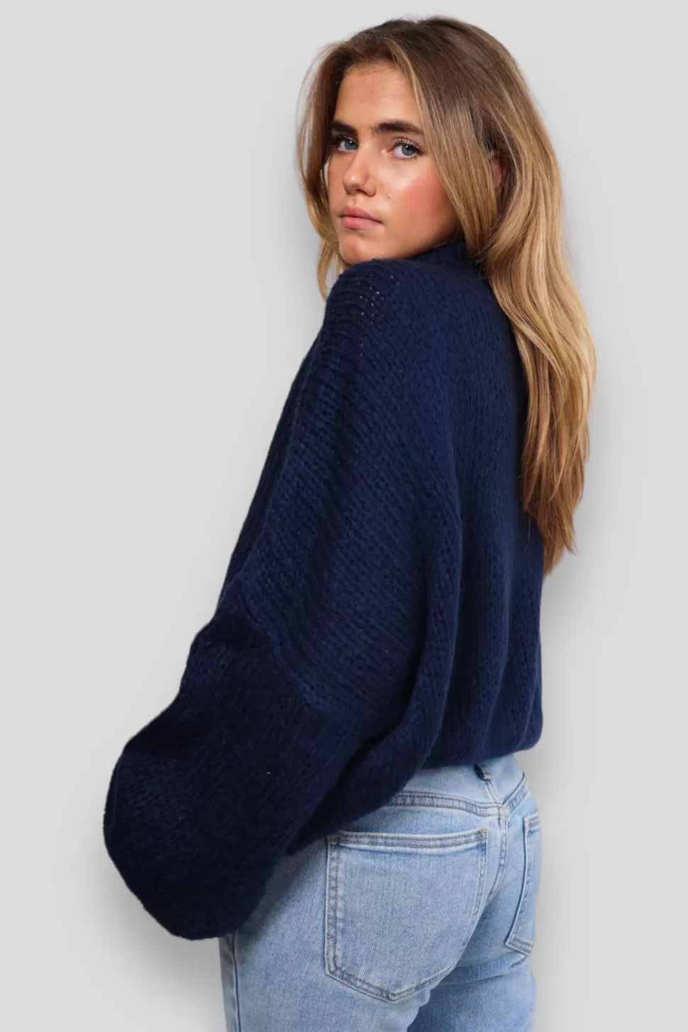 Vesten En Truien^Meet Me There Keep Me Warm Sweater Navy