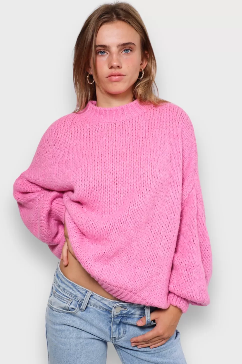 Vesten En Truien^Meet Me There Keep Me Warm Sweater Pink