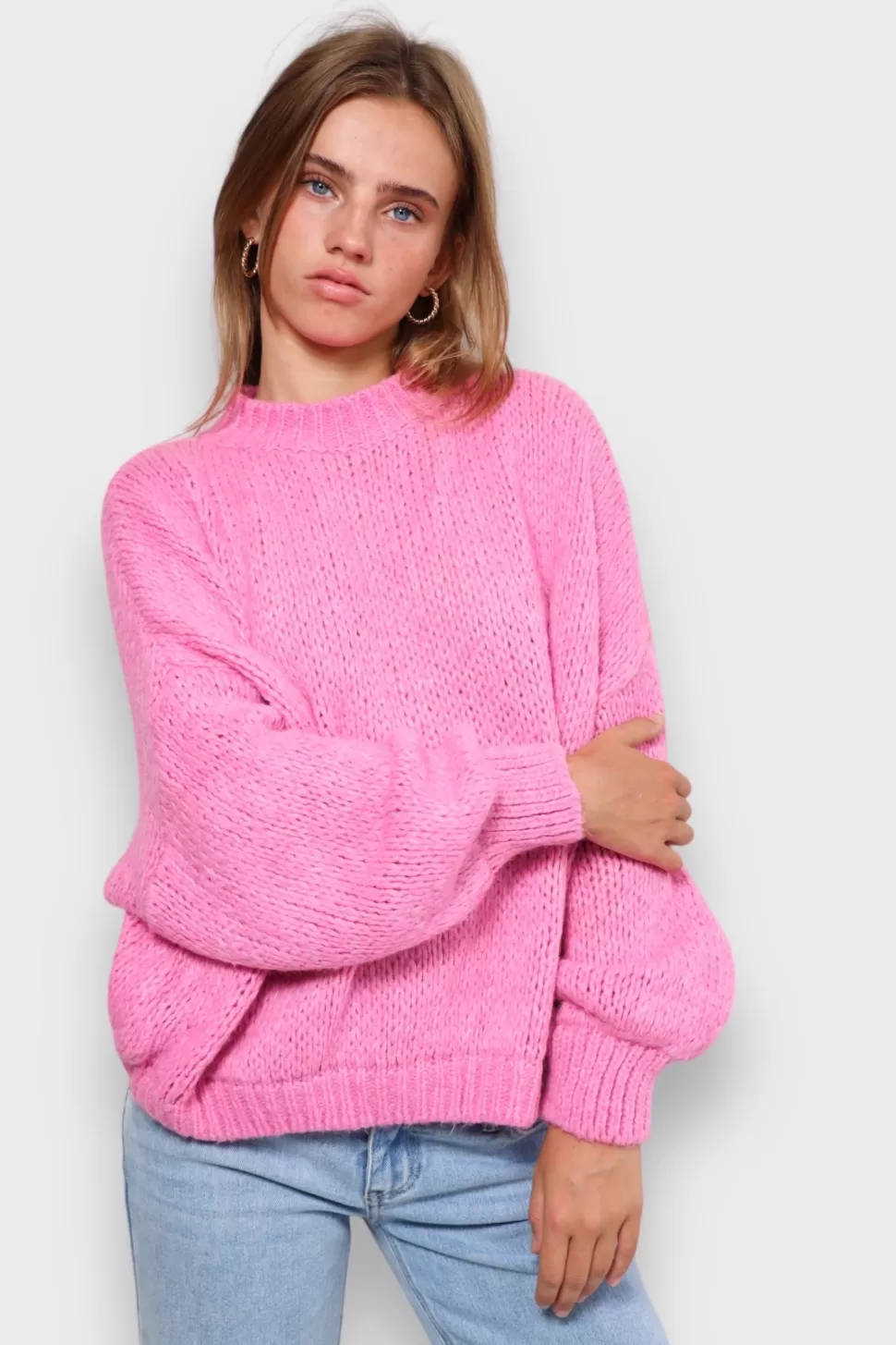 Vesten En Truien^Meet Me There Keep Me Warm Sweater Pink