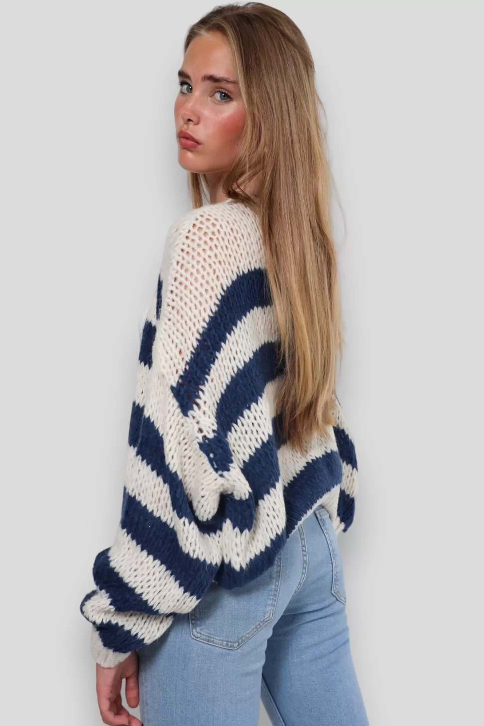 Vesten En Truien^Meet Me There Keep Me Warm Vest Navy Striped