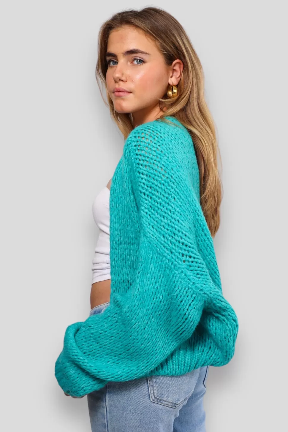 Vesten En Truien^Meet Me There Keep Me Warm Vest Petite Turquoise