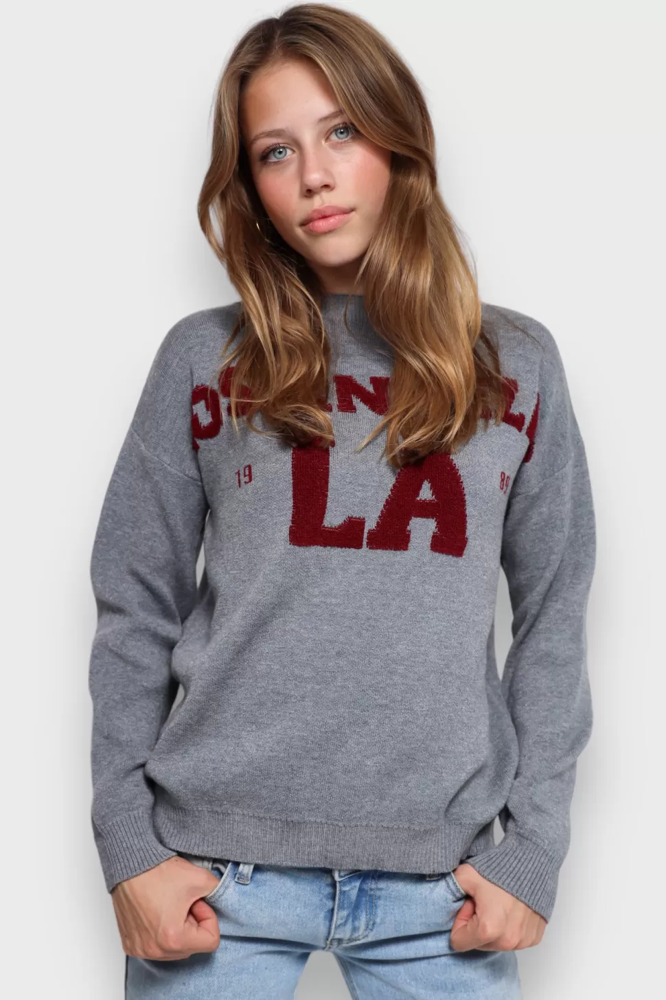 Vesten En Truien^Meet Me There Los Angeles Sweater Grey