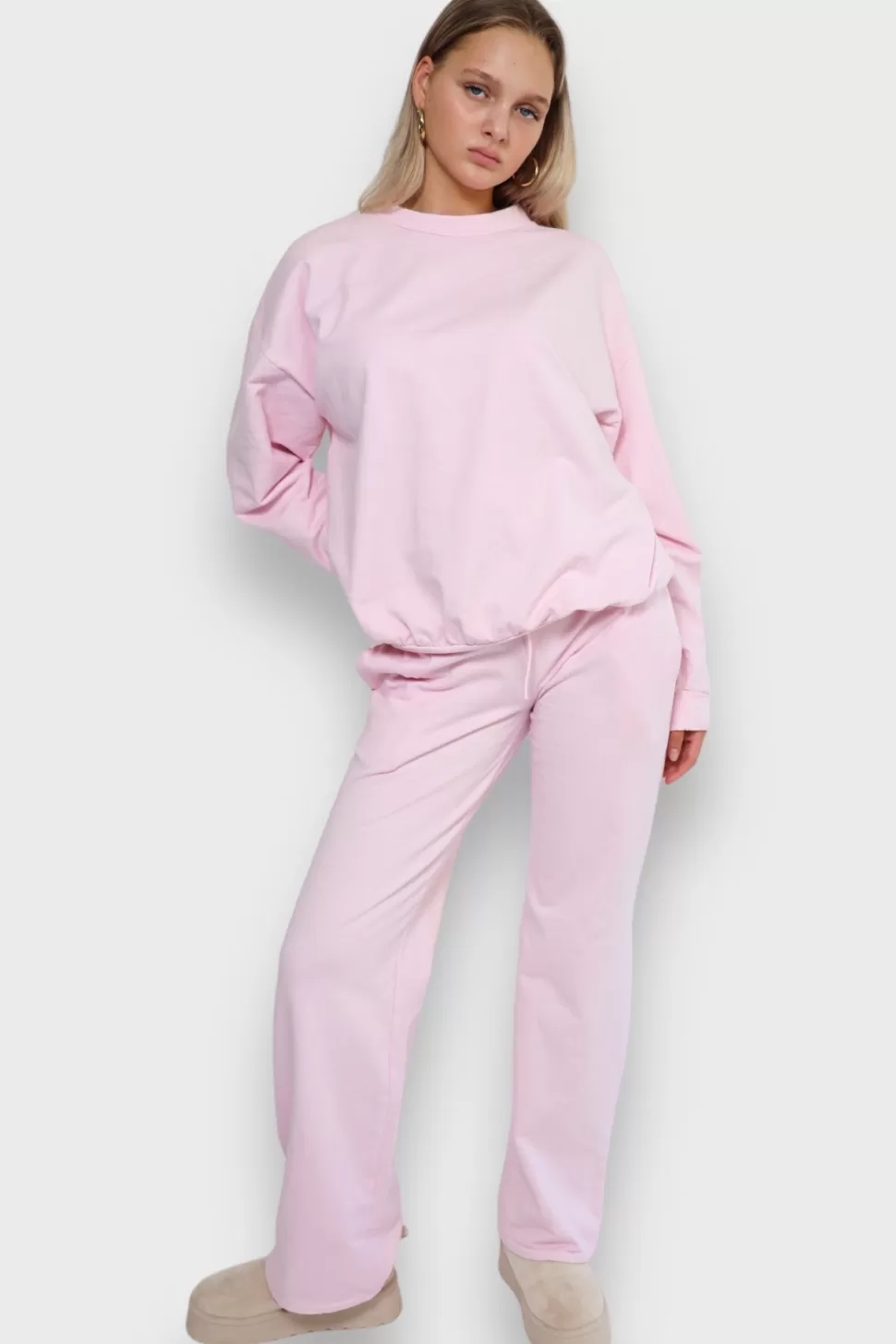 Broeken^Meet Me There Lounge Pants Pink