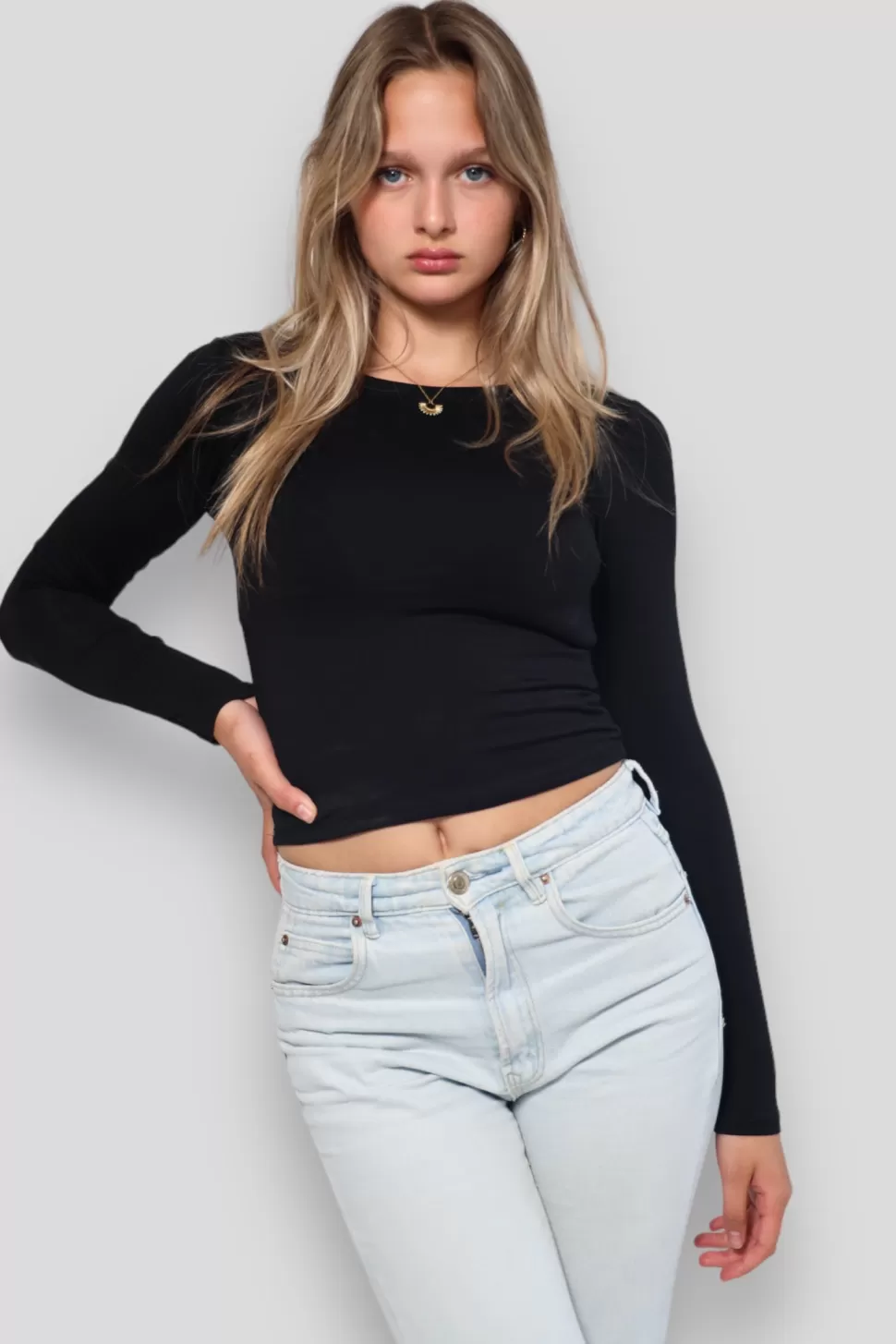 Tops^Meet Me There Muse Top Black