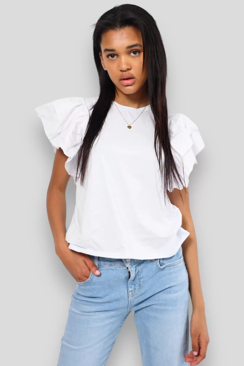 Tops^Meet Me There Peplum T-Shirt