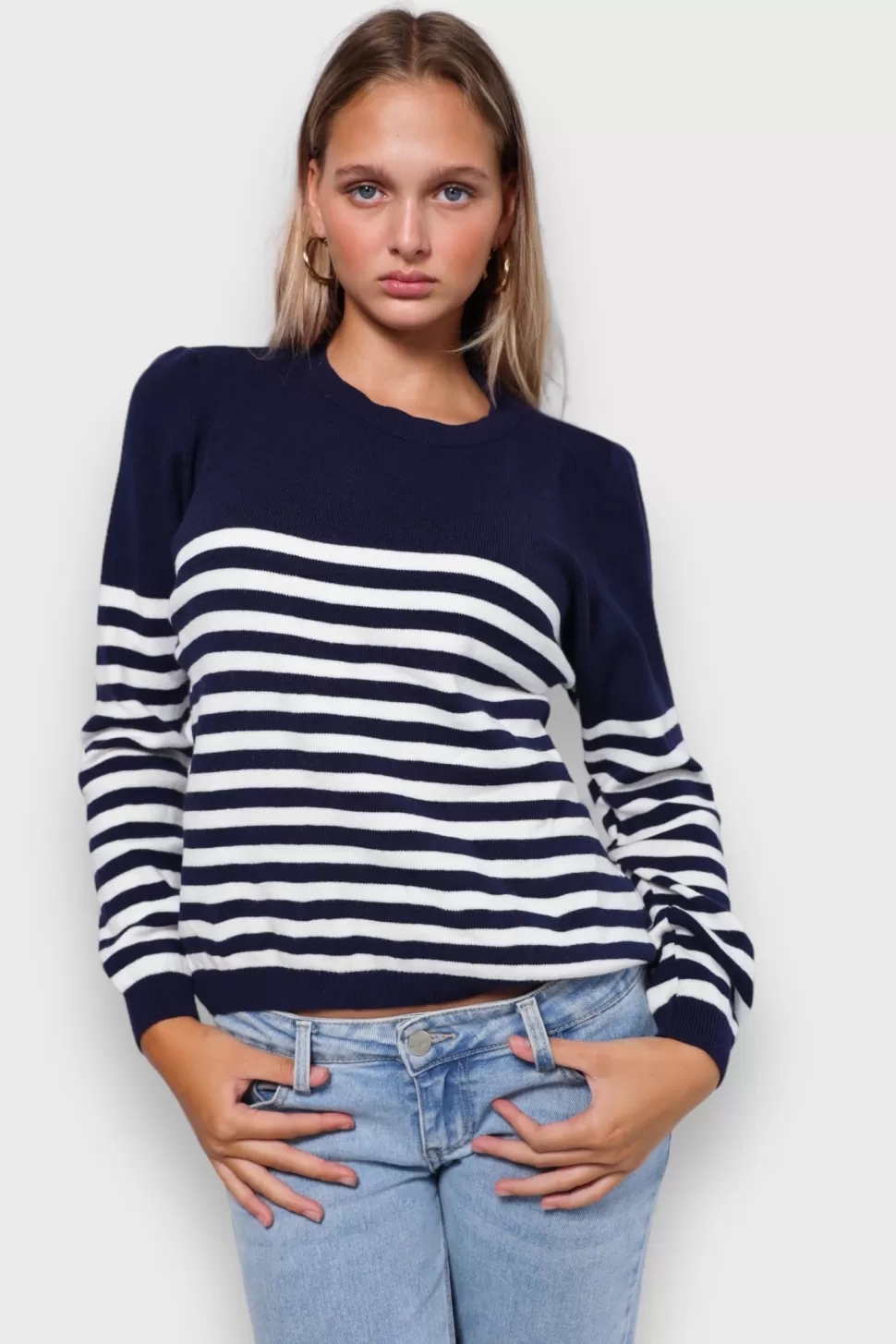 Tops^Meet Me There Sweden Sweater Navy