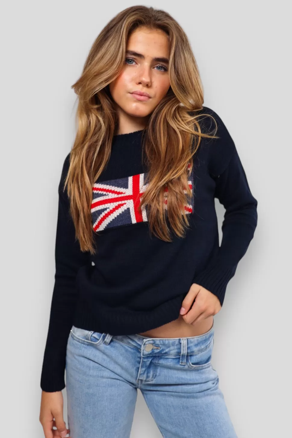 Vesten En Truien^Meet Me There Uk Flag Sweater Navy