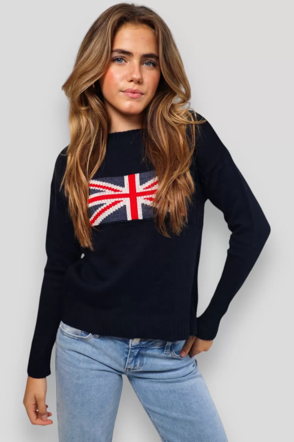 Vesten En Truien^Meet Me There Uk Flag Sweater Navy