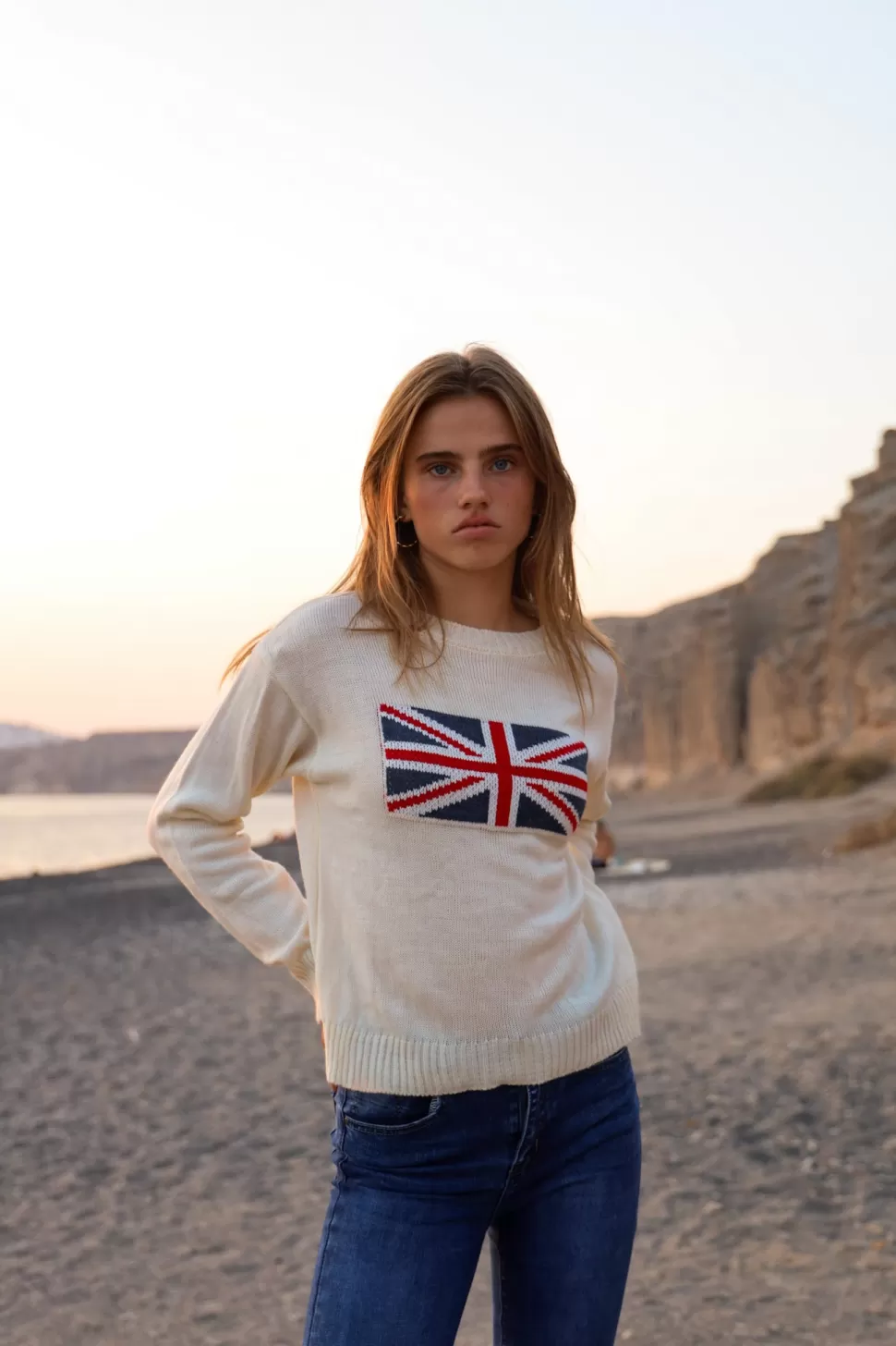 Vesten En Truien^Meet Me There Uk Flag Sweater White