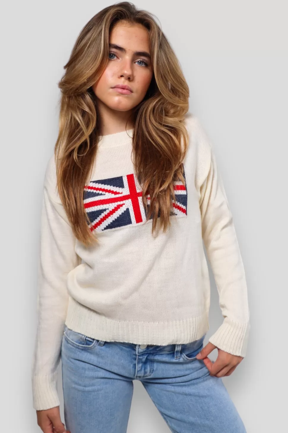 Vesten En Truien^Meet Me There Uk Flag Sweater White